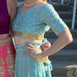 Custom Lehenga w/ Silk Blouse